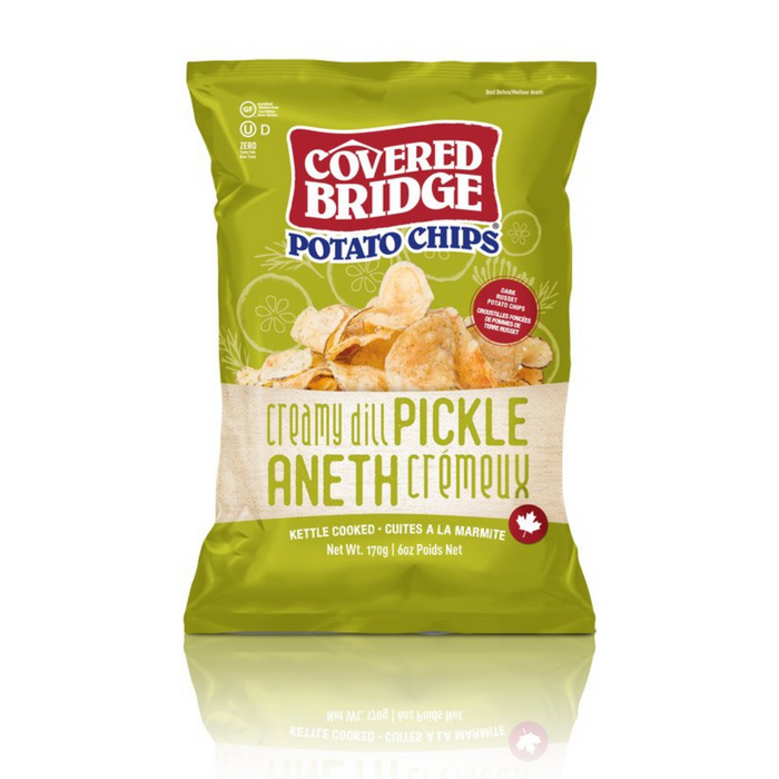 Covered Bridge Chips Creamy Dill 170g