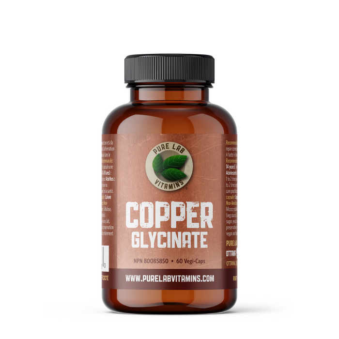 Pure Lab Copper Glycinate 60vcaps