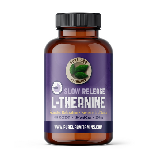 Pure Lab L-Theanine 200mg Slow Release 150vcaps