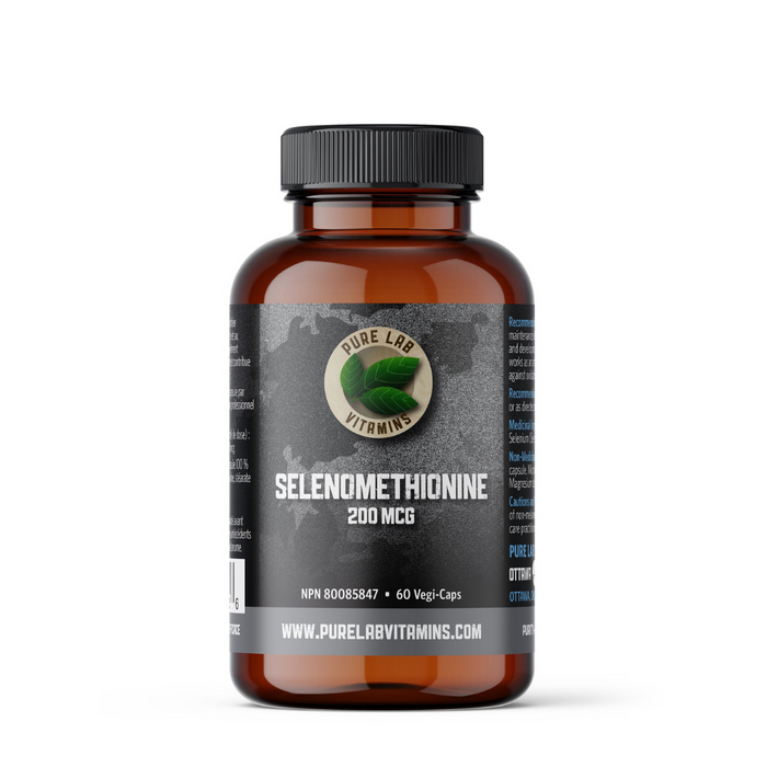 Pure Lab Selenomethionine 200mcg 60vcaps