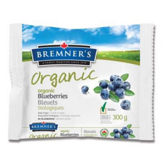 Bremner's Frozen Organic Blueberries 300g