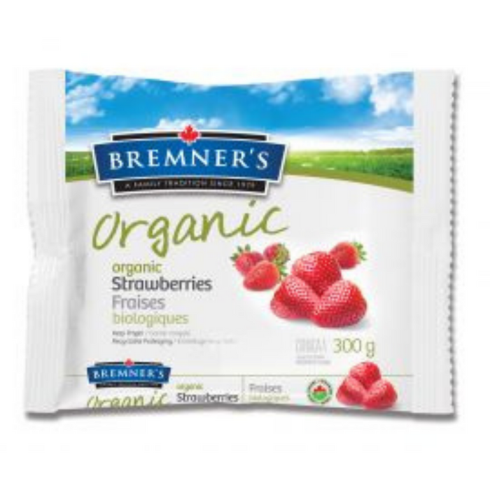 Bremner's Frozen Organic Strawberries 300g