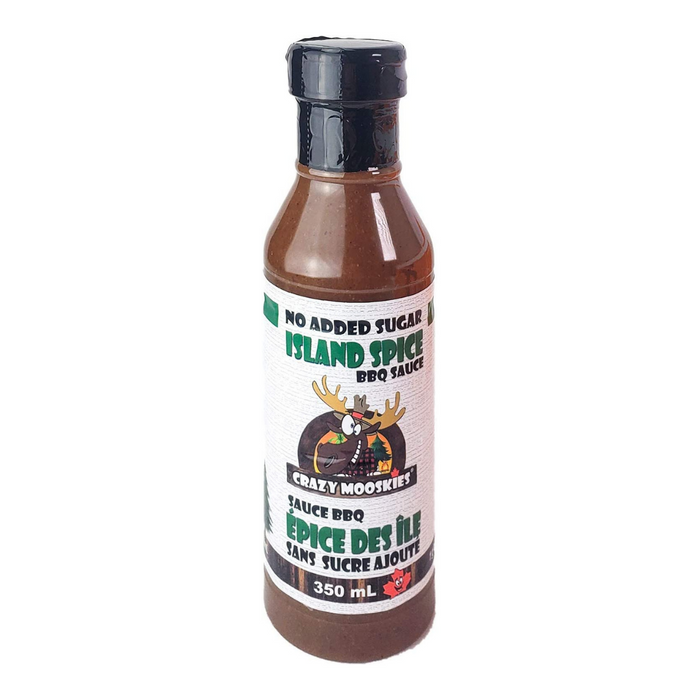 Crazy Mooskies Island Spice BBQ Sauce 375ml