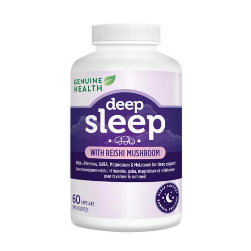 Genuine Health Deep Sleep with Reishi Mushrooms 60caps