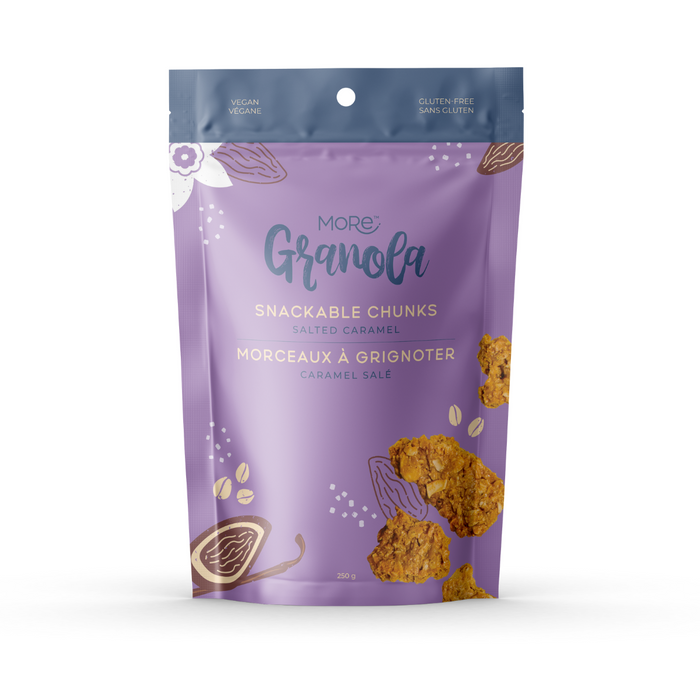 More Granola Snackable Chunks Salted Caramel