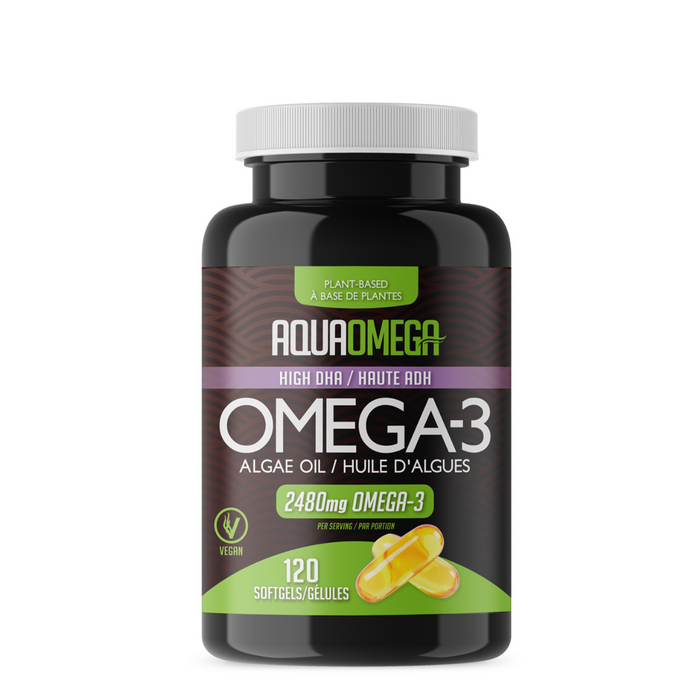 Aquaomega Vegan OMEGA-3 2480mg 120 softgels