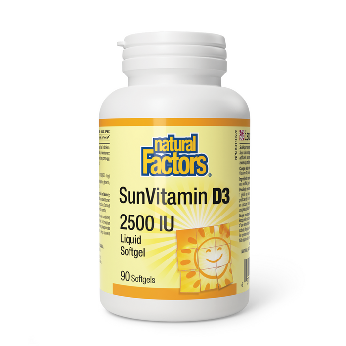 Natural Factors SunVitamin D3 2500IU