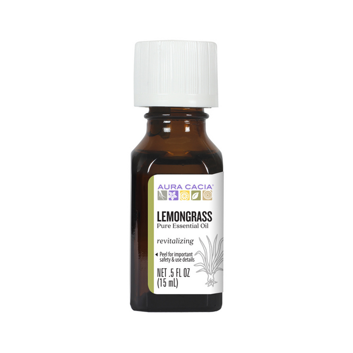 Aura Cacia 100% Pure Essential Oil Lemongrass 15 ml