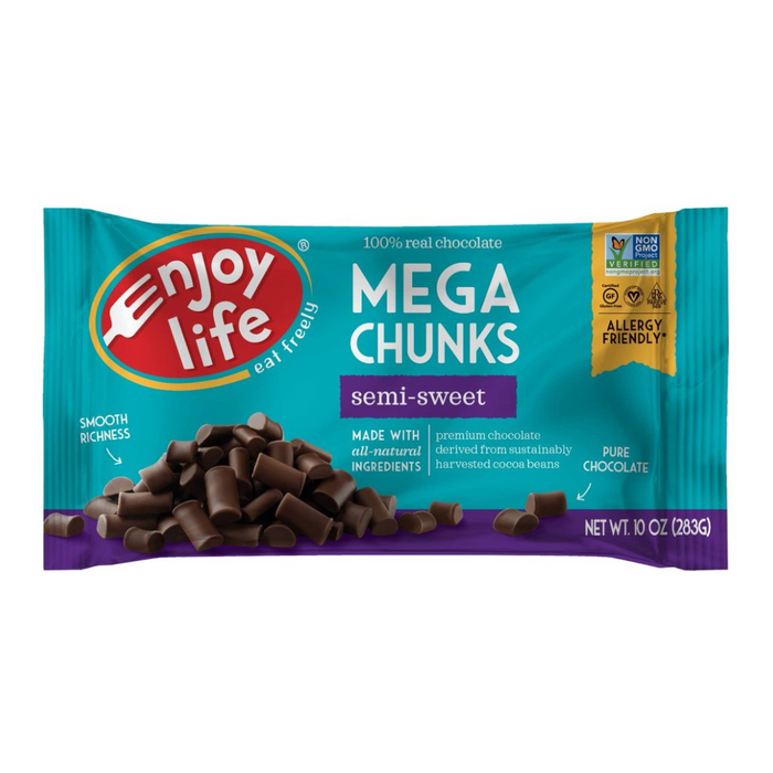 Enjoy Life Mega Chunks Semi-Sweet Chocolate 283g
