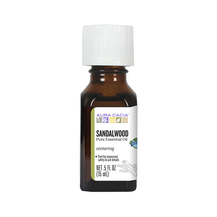 Aura Cacia 100% Pure Essential Oil Sandalwood 15 ml