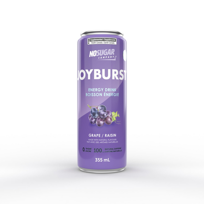 No Sugar Company Joyburst Energy Drink Grape 355ml