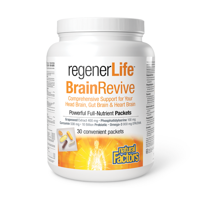 Natural Factors Regenerlife Brain Revive Kit 30 pk