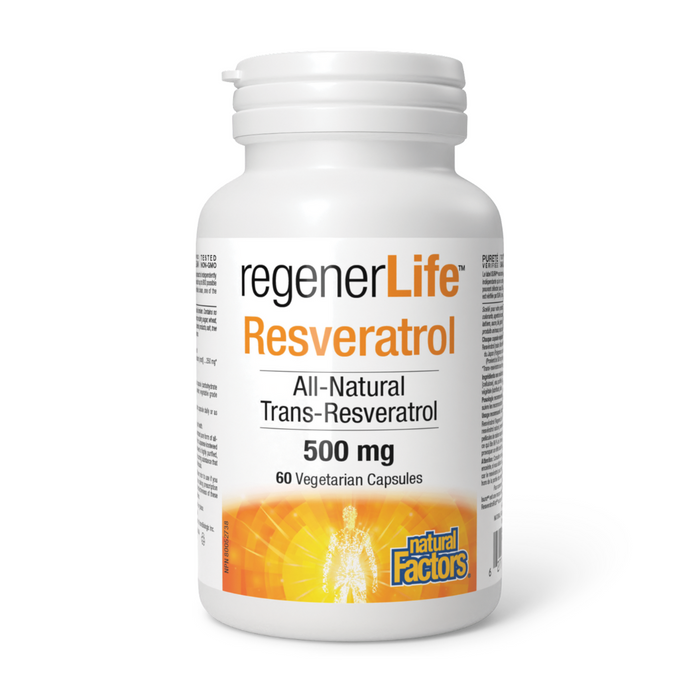 Natural Factors Regenerlife Resveratrol 60 vcaps