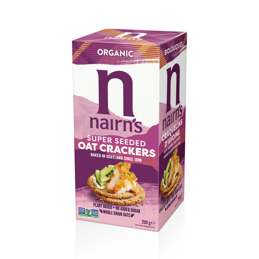 Nairn's Organic Oat Crackers Super Seeded