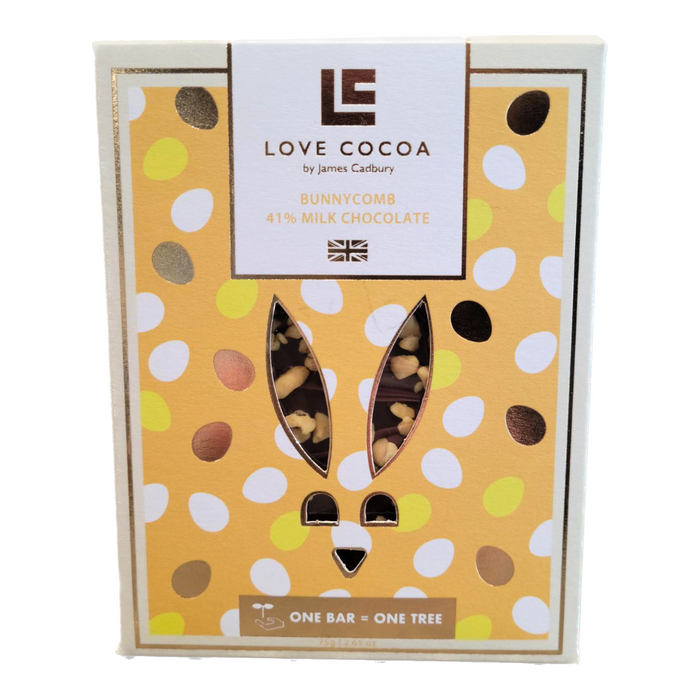 Love Cocoa Bunnycomb 41% Milk Chocolate