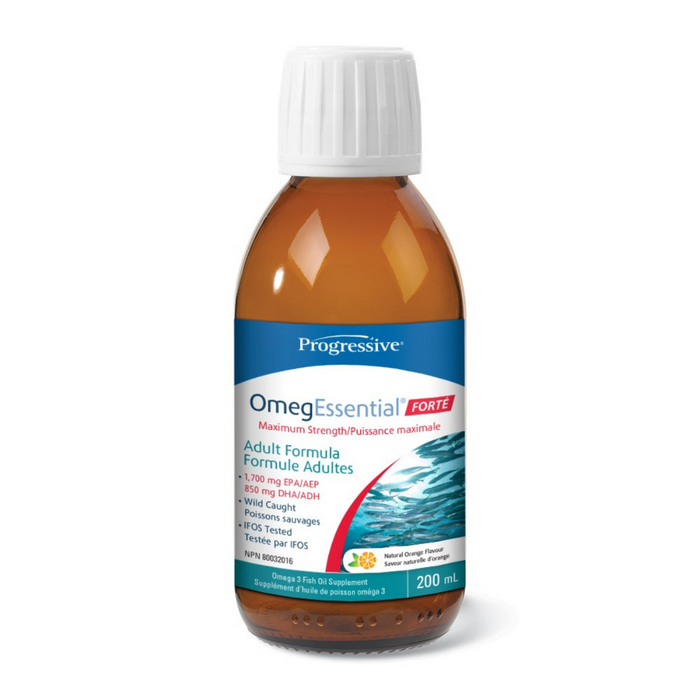 Progressive OmegEssential® Forte Orange Cream Fish Oil Liquid 200ml