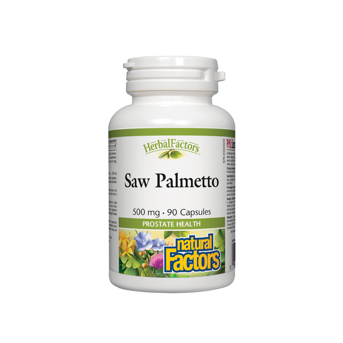 Natural Factors Saw Palmetto Berries 500mg 90caps