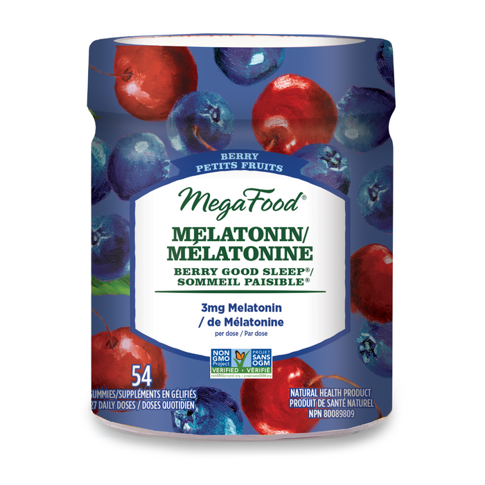 Megafood Gummies Melatonin Berry Good Sleep