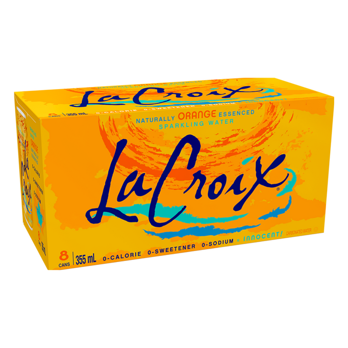 LaCroix Sparkling Water Orange 8 Pack