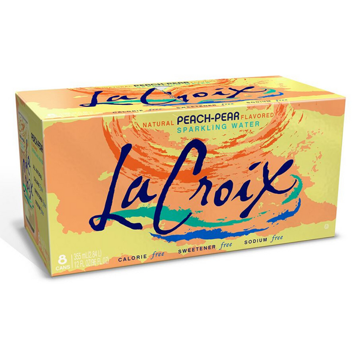 LaCroix Sparkling Water Peach Pear 8 Pack