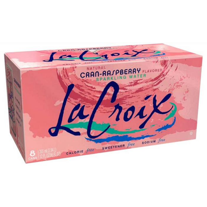 LaCroix Sparkling Water Cran - Raspberry 8 Pack