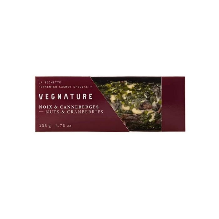Vegnature Fermented Cashew Cheeze Nuts and Cranberries 135g