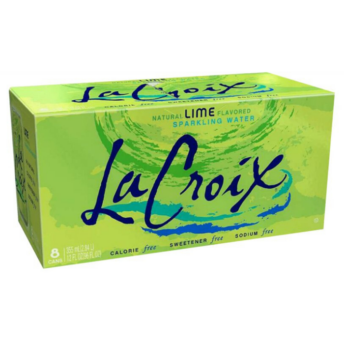 LaCroix Sparkling Water Lime 8 Pack