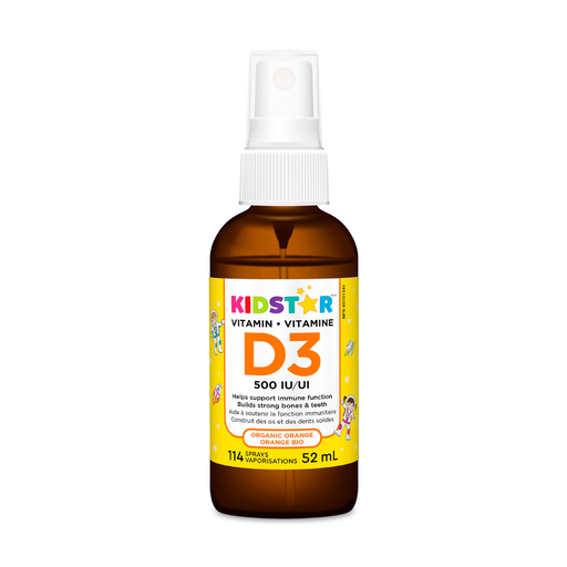 Kidstar Vitamin D3 Spray 500IU 52ml