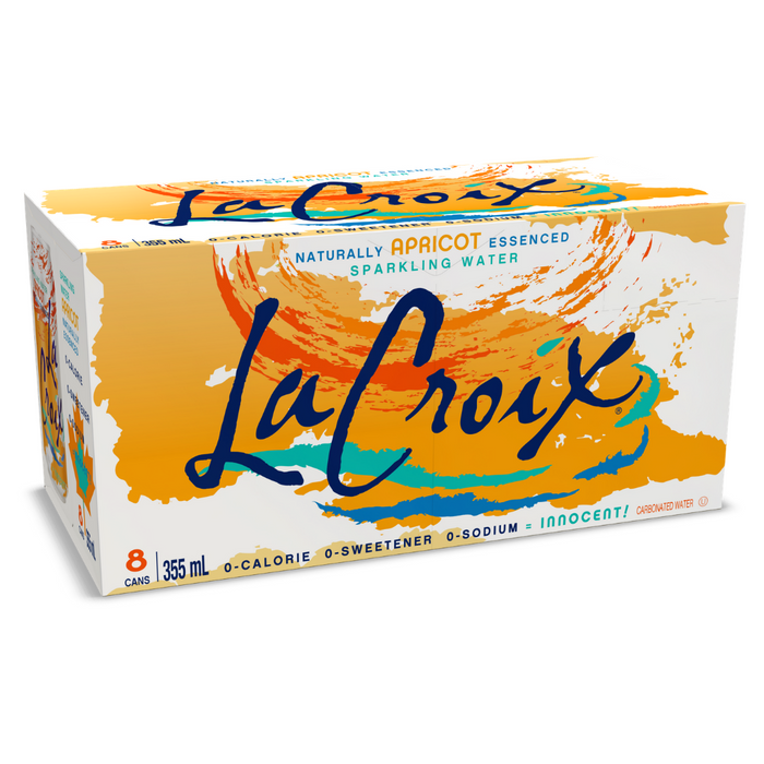 LaCroix Sparkling Water Apricot 8 Pack