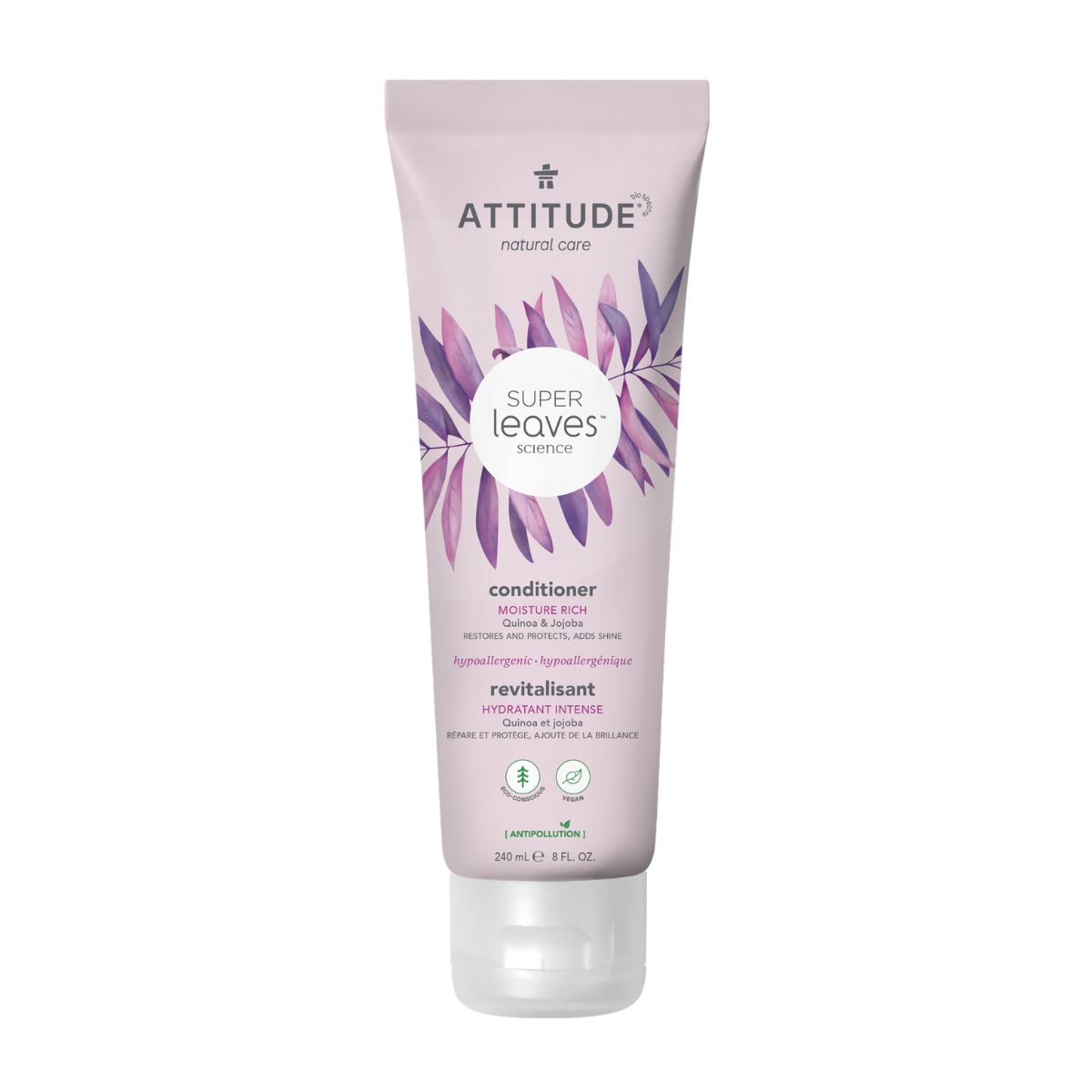 Attitude Super Leaves Moisture Rich Conditioner, Quinoa And Jojoba 240Ml main image 0