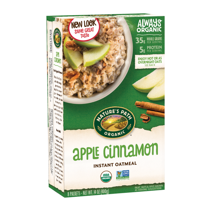 Nature's Path Apple Cinnamon Hot Oatmeal Cereal