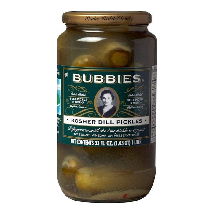 Bubbies Dill Pickles (Kosher)