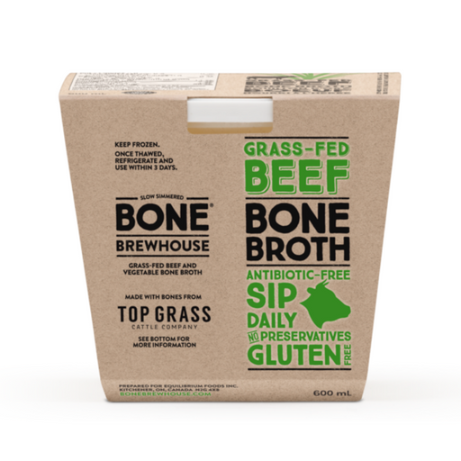 Bone Brewhouse Beef Broth Grass Fed 600ml