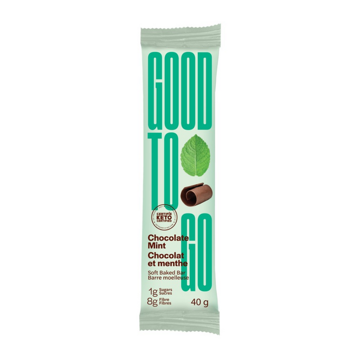 Good to Go Bar Chocolate Mint 40g