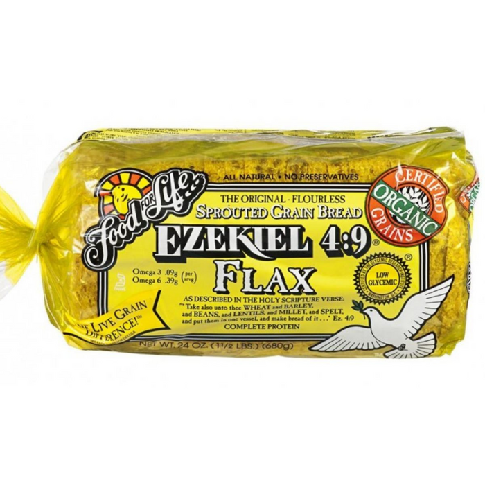 Food For Life Ezekiel Flax Bread 680g