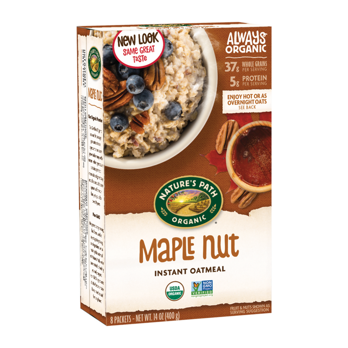 Nature's Path Maple Nut Hot Oatmeal Cereal