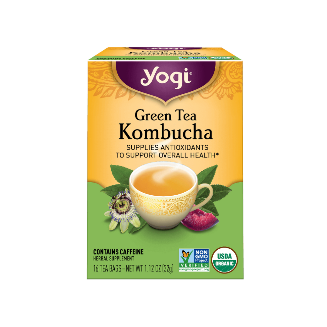 Yogi Tea Organic Green Tea with Kombucha — Natural Food Pantry Online Store