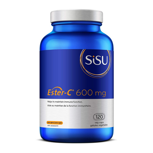 Sisu Ester-C 600mg w/Bioflavanoid 120 Vegetarian Capsules