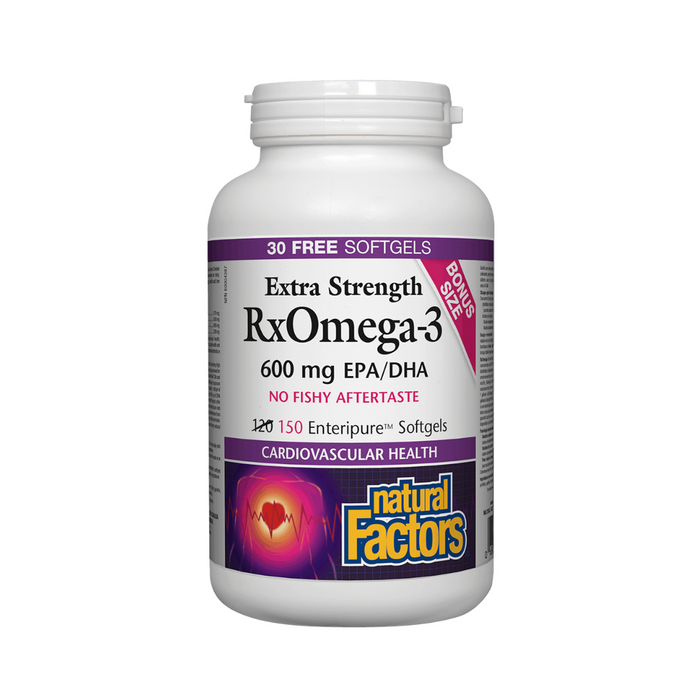 Natural Factors RX Omega-3 Extra Strength 150 softgels