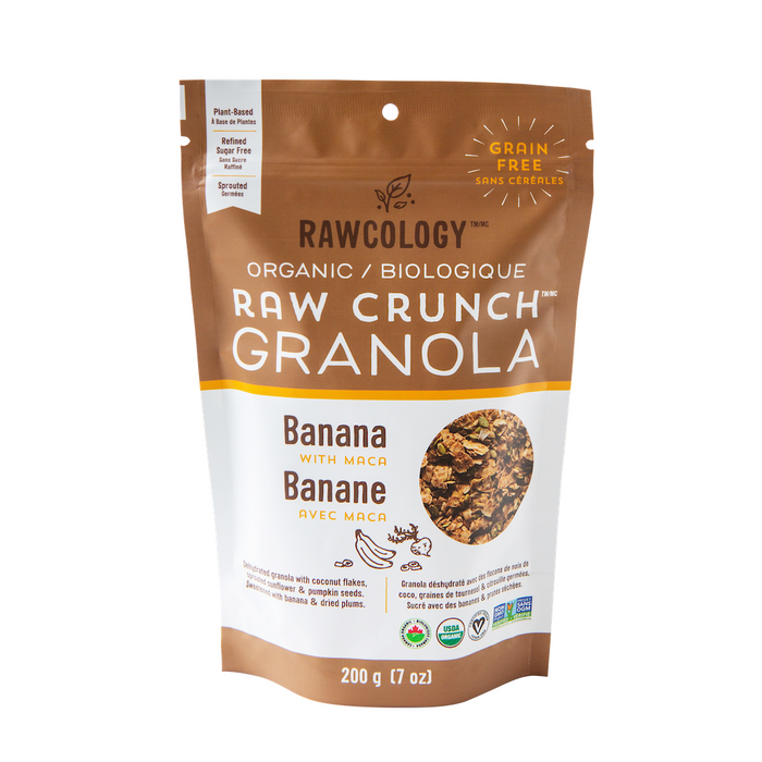 Rawcology Banana Maca Granola