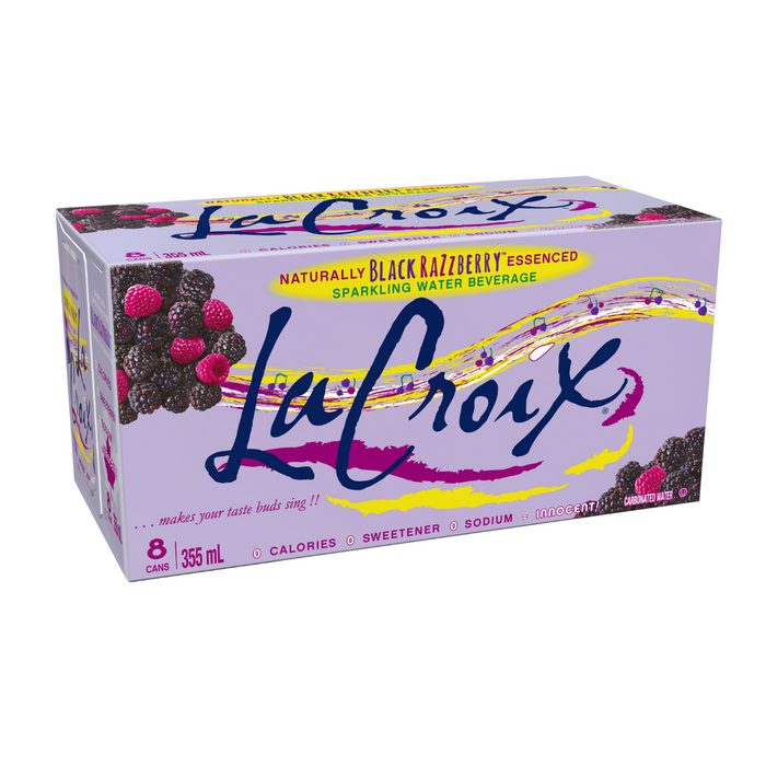 LaCroix Sparkling Water Black Razzberry 8 Pack