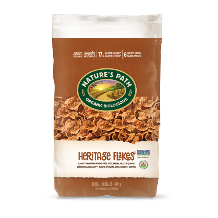Nature's Path Eco Pk Org Heritage Flakes Cereal 907g