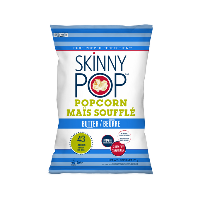 SkinnyPop Popcorn Real Butter