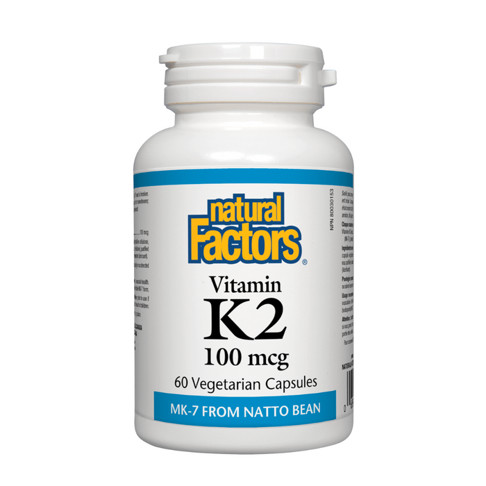 Natural Factors Vitamin K2 100mcg 60vcaps