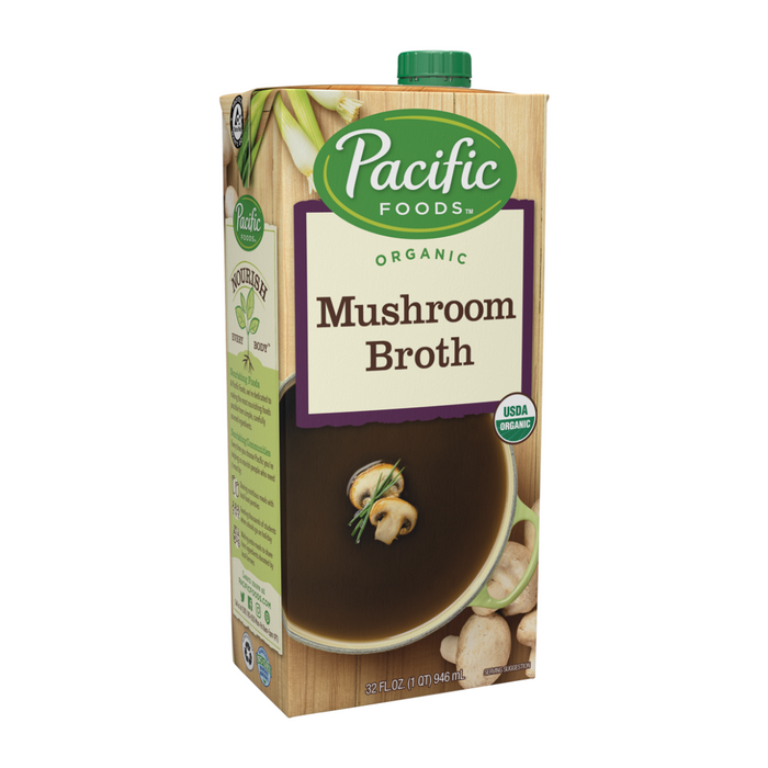 Pacific Foods G/F Organic Mushroom Broth 1L