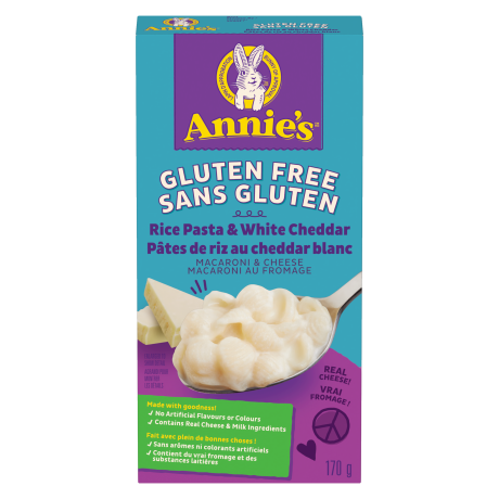Annie's Gluten Free Rice Pasta & White Cheddar 170g