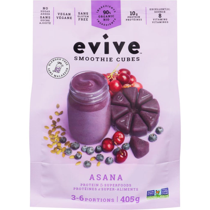 Evive Smoothie Cubes Asana Protein & Superfruit 405g