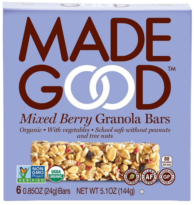 Made Good Granola Bars Mixed Berry 5pk