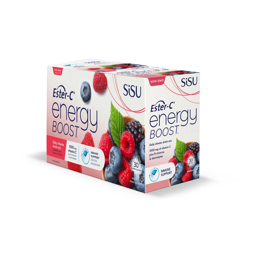 Sisu Ester-C Energy Boost Berry 30 packets