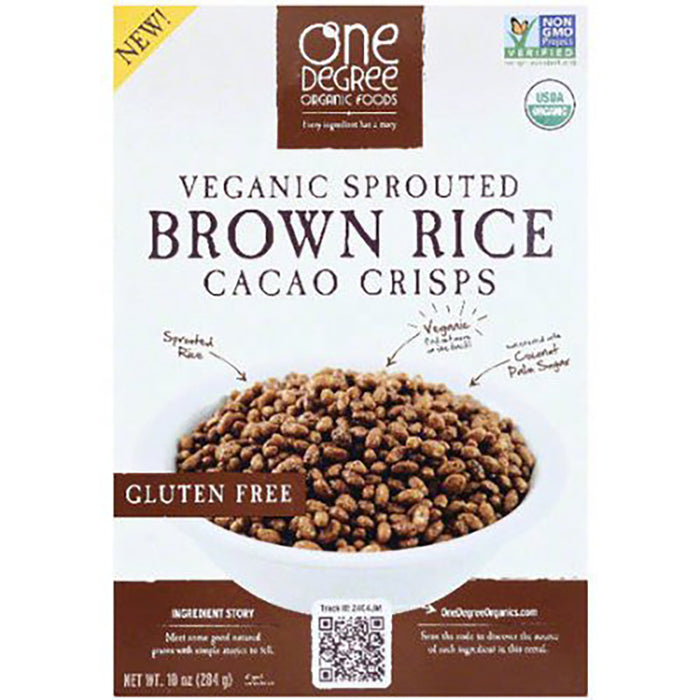 One Degree Vegan Sprouted Cacoa Brown Rice Crisps